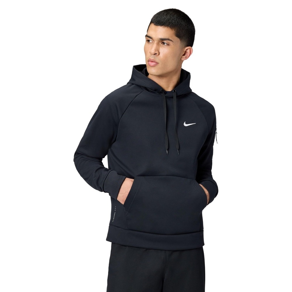 Nike Men's Pullover Fleece Hooded Therma-FIT Training Size 2XL Black NWT